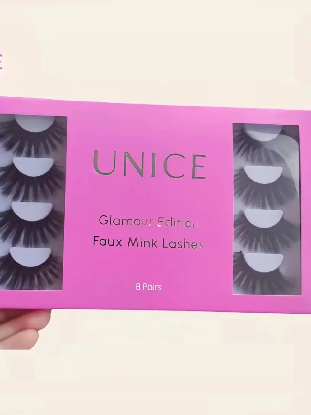 3D FAUX MINK EYELASHES - 8 PAIRS